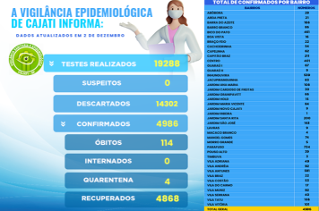Números da COVID-19 em Cajati