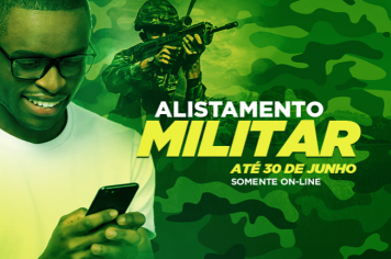 Alistamento militar somente on-line