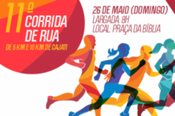 Dia 26 de maio tem a 11ª Corrida de Rua de 5 km e 10 km