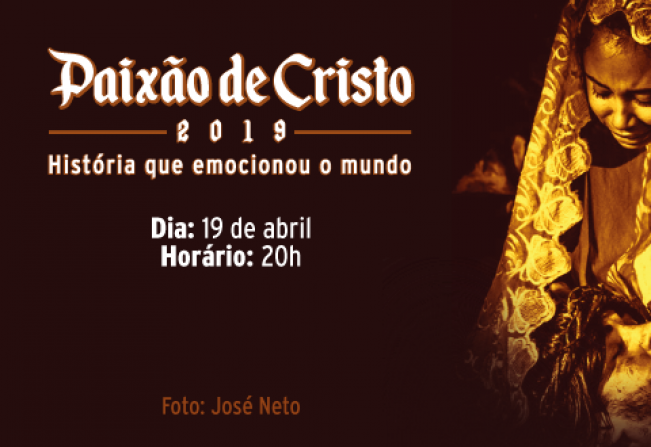 Cajati terá encenação da Paixão de Cristo
