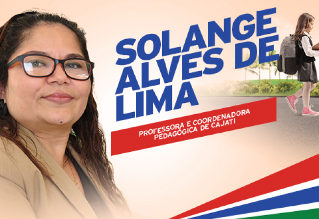 Cidadã que acredita e faz pela educação em Cajati