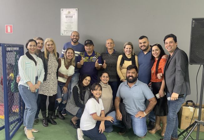Prefeitura de Cajati inaugura a quadra poliesportiva no Capitão Brás