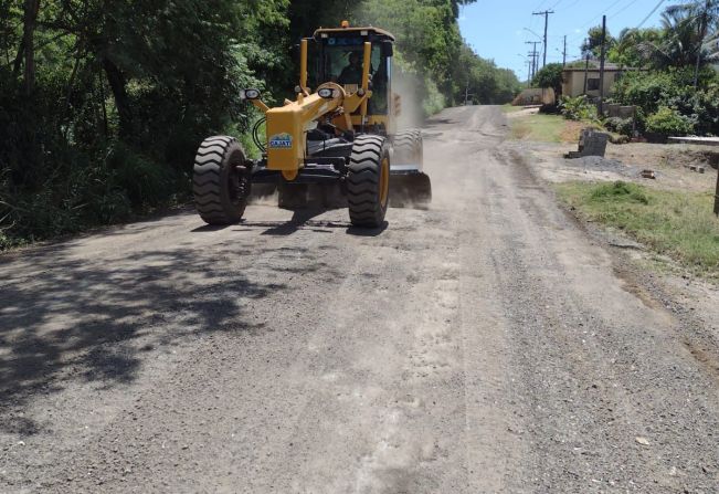 Serviços Municipais realiza manutenção no Abóbora