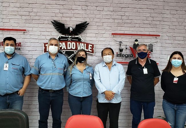 Prefeito Luiz Koga visita a InterCement em Cajati