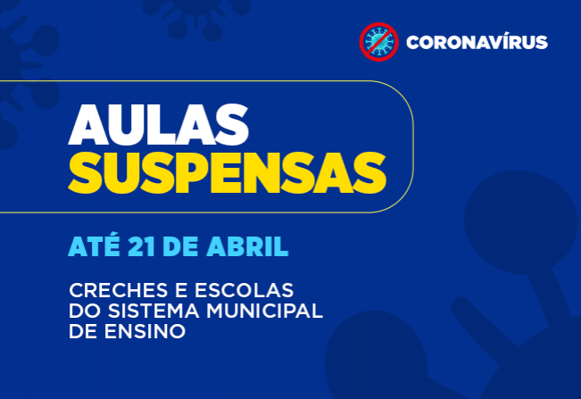 Suspensão das aulas na rede municipal de ensino