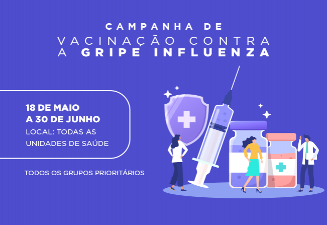 Campanha de Vacinação contra a gripe encerra na próxima terça-feira