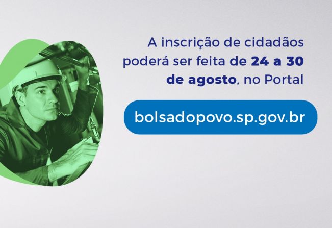 Inscrições para o Bolsa Trabalho estão abertas e 80 vagas estão disponíveis para Cajati