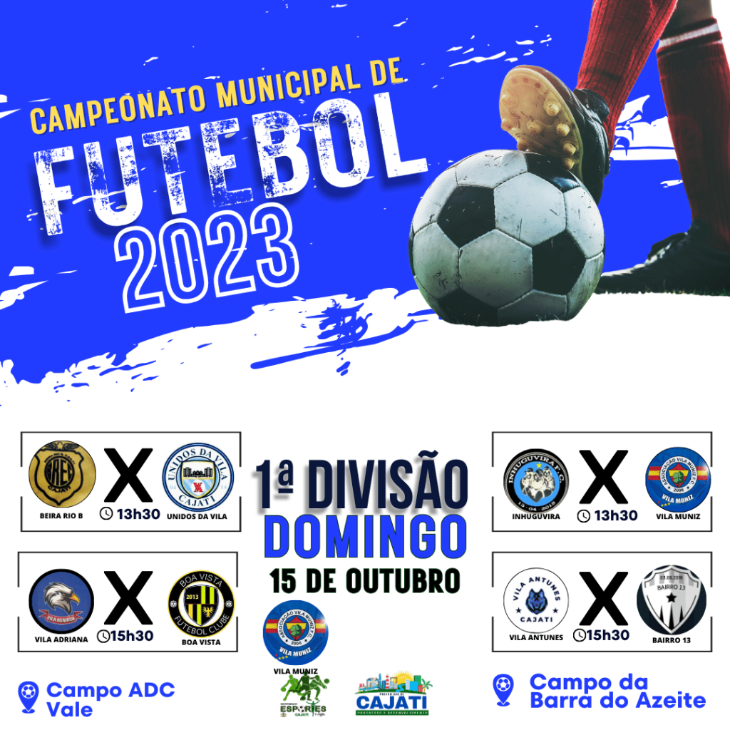 Quinta-feira (25) tem mais jogos do 2° Campeonato Municipal de
